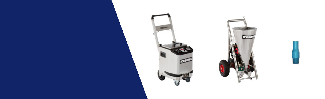 Gamme complète de machines et d'accessoires de nettoyage cryogénique